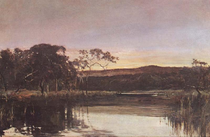 John Ford Paterson Sunset,Werribee River oil painting picture